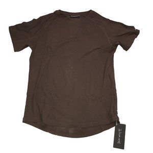 Alphalete Monarch Scoop Tee Dark Umber